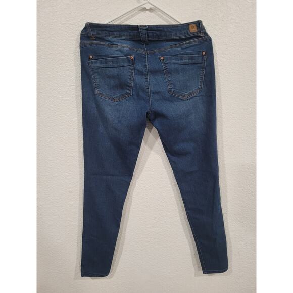 Democracy Women's Jeans Freedom Jegging size 6 Blue Stretch #p2 - Picture 6 of 6